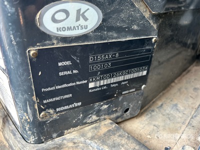 2017 Komatsu D155AX-8 Bouteur sur chenilles