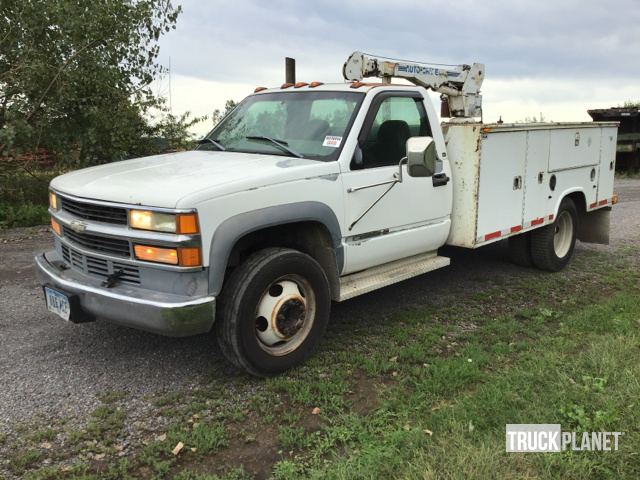 1998 Chevrolet C3500hd S A Service Truck W Crane In Atalissa