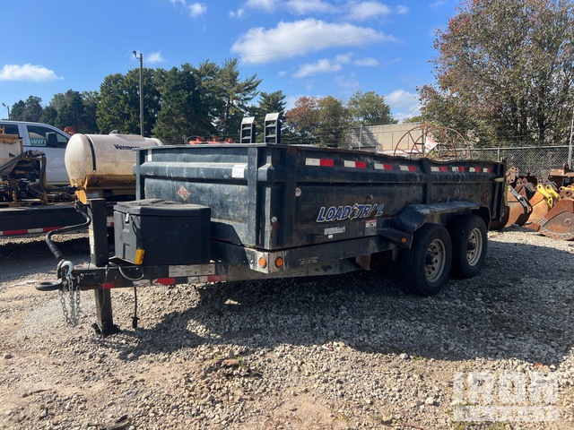 2014 Load Trail 14 ft T/A T/A Dump Utility Trailer