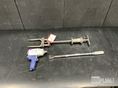(4) Torque Wrenches, (1) Air Impact Wrench, (1) Puller & Assorted Tools