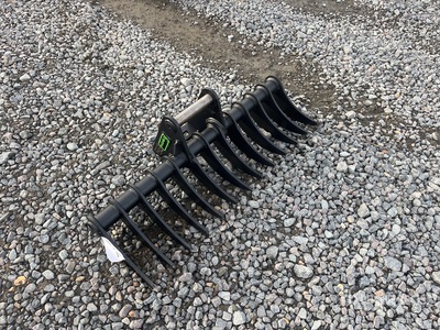 2026 Haener HBR1000-MS01 Q/C Lifting Rastrillo para excavadora (Unused)