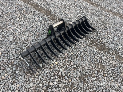 2026 Haener HBR1200-MS01 Q/C Lifting Rastrillo para excavadora (Unused)