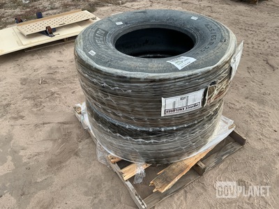 (2) Michelin 425/65R22.5 Tires