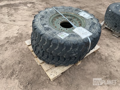 (2) Michelin 12.00R20 Tires w/Wheels