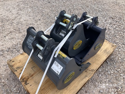 Quantity of (3) Strickland Excavator Bucket - Fits Kubota K15