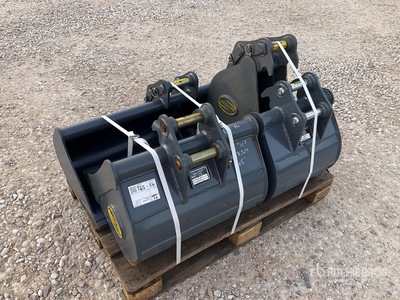 Quantity of (4) Strickland Excavator Bucket - Fits Kubota U27