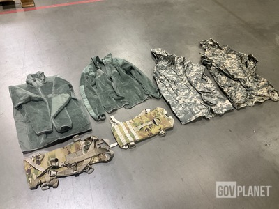 (30) Hydration System Carriers, (26) Wet Weather Parkas & Assorted Items