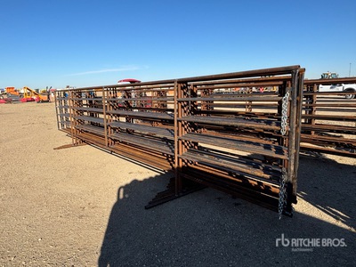 Quantity of (10) 24 ft Panneau pour bétail