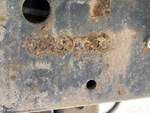 General Appearance with Frame Stamp Serial Number/VIN Photo