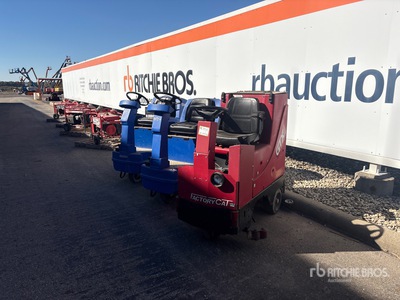 Quantity of (3) Ride-On Floor Scrubber