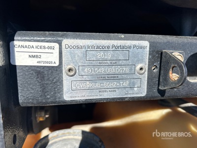 2019 Doosan LCV6WKUB-60HZ-T4F 6 W Light Tower