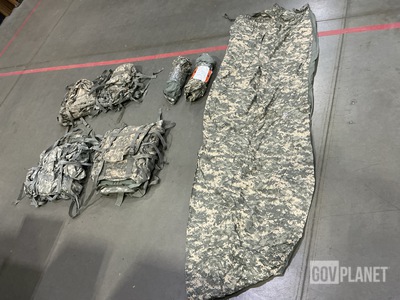 (43) Assault Packs (30) Large Field Pack Set & (20) ICS Improved Combat Shelters
