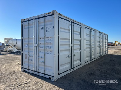 2026 40 ft High Cube Multi-Door Storage Container