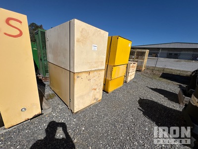 Quantity of (2) Pallets of (2) fire cabinets 33 x 33x66" Armadi per archivio