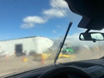 Cab with Windshield Wipers Operational