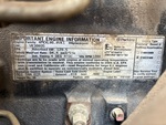 Engine with Emission Label