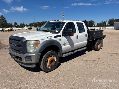 2015 Ford F-550 XL 4x2 Crew Cab Flatbed Truck