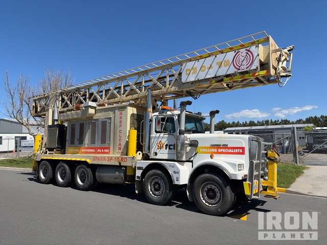 1995 Western Star 4986F 10x6 Twin-Steer w/ Sparr SP-10-RD Drill Truck