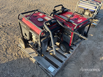 Quantity of (2) Honda EB5000X Mobile Generador