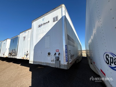 2007 Vanguard VIP4000 53 ft x 102 in T/A Van Trailer