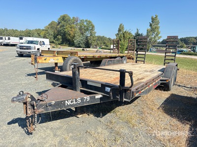 2017 Rampant PS167 20 ft T/A Equipment Trailer