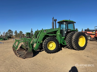 1990 John Deere 4455 4WD Tractor