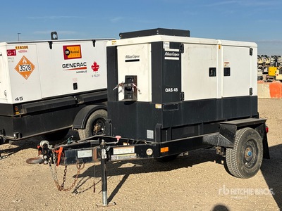 2015 Atlas Copco QAS45 35 kW Mobile Generator Set