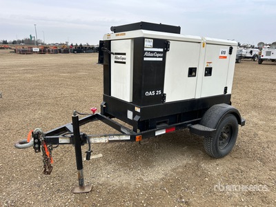 Atlas Copco QAS25 28 kW Mobile Generator Set