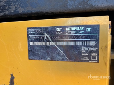 2011 Cat 336E L Tracked Excavator