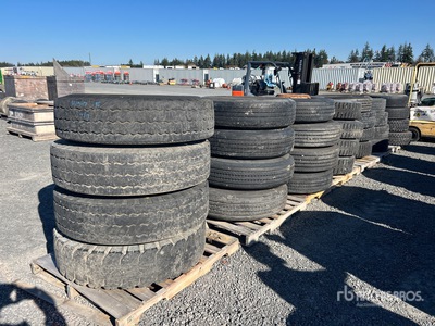 Quantity of (7) Pallets of Tyres
