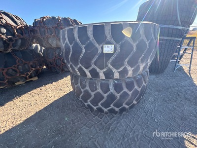 Quantity of (2) Michelin 26.5R25 Tires - Fits Wheel Loader