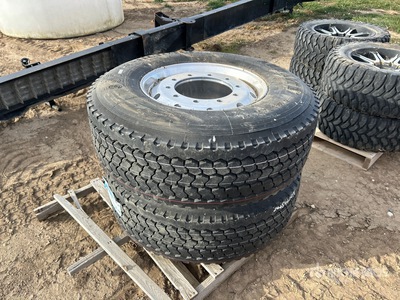 Quantity of (2) Annaite 385/65R22.5 Tires
