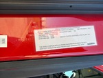 Engine with Emission Label