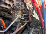 Engine with Air Compressor