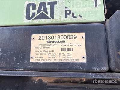 2013 Sullair 900HAF Air Compressor