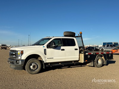 2020 Ford F-350 XLT 4x4 Crew Cab Platte vrachtwagen