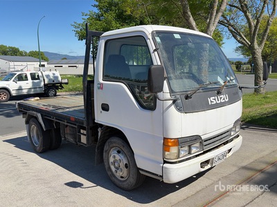 2005 Isuzu NKR250S 4x2 Flatbed Truck