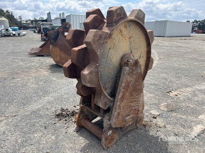 450 mm Q/C Excavator Compaction Wheel - Fits Hitachi ZX360