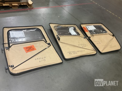 (10) HMMWV Humvee Doors & (1) Vehicular Seat