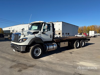 2019 International HV613 SBA 6x4 Tilt Tray Truck