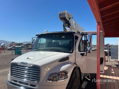 National 600E2 40000 lb Straight Boom on 2012 Freightliner M2 106 6x4 ブームトレーラー