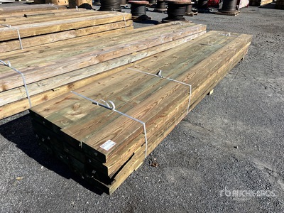 Quantity of (16) 4 in x 10 in x 16 ft Lumber