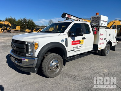 2017 Ford F-550 XL 4x4 Extended Cab Camion de service