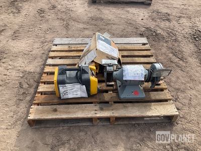 (4) Reciprocating Saws, (1) Bench Grinder & (1) Refrigerant Machine