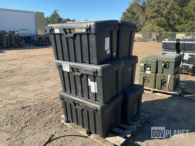 (6) Contico Xtreme Tuff Storage Trunks