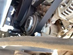 Engine with A/C Compressor