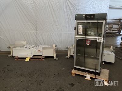 (4) Dispensing & Storage Hospital Carts & (1) FHC Warming Cabinet