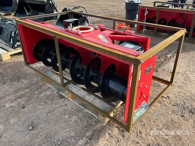 2026 Raytree RHSB72 72 in Hydraulic Skid Steer Snowblower (Unused)