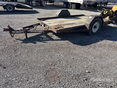 2017 CMI 6000 lb 12 ft S/A Equipment Trailer