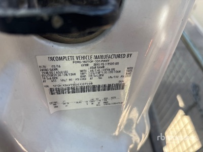 2016 Ford F-550 4x2 Extended Cab Pickup